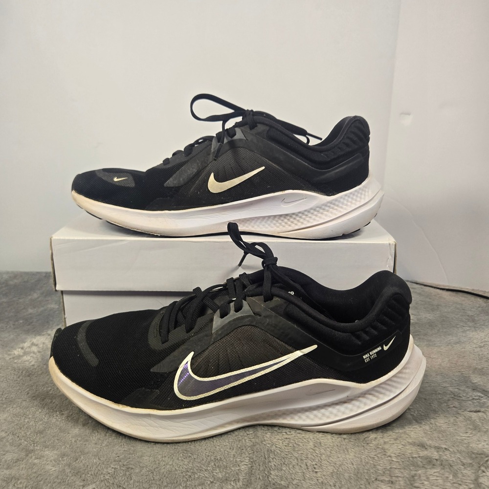 Nike Quest 5 Womens Running Shoes Black White DD9291-001 Size 10